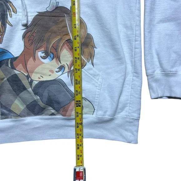 999 Club Juice WRLD X The Kid Laroi Remind Me Of You Butterfly Hoodie Large - Picture 6 of 6